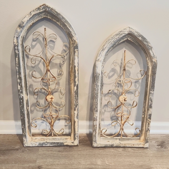 Wall Decor Rustic Wood Arch Wall Decor Set Of 2 Poshmark